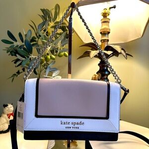 NWT KATE SPADE Cameron Colorblock Convertible Crossbody Warm Beige Multi
